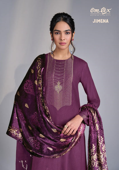 Jimena Omtex Pashmina Suits Manufacturer India
