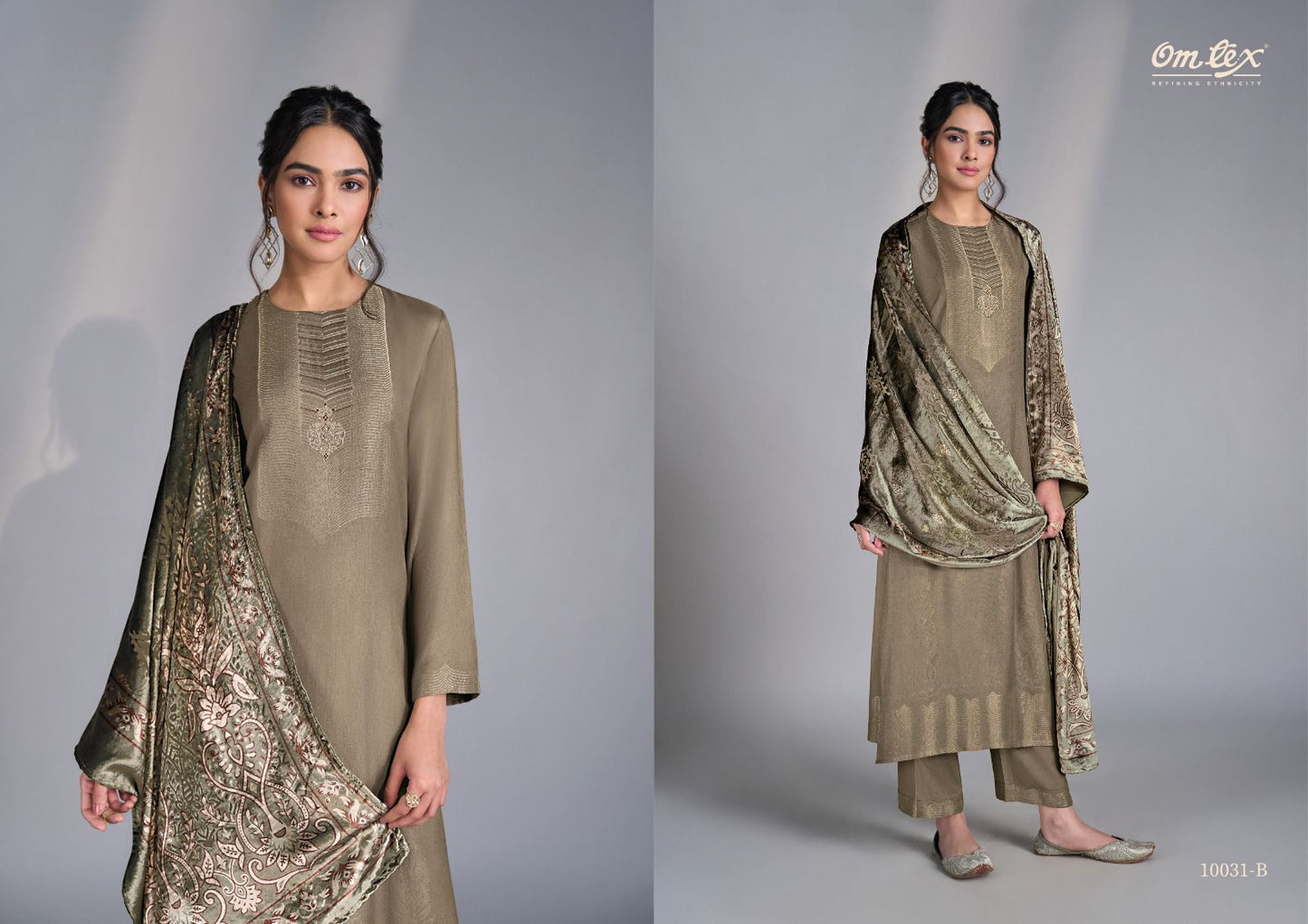 Jimena Omtex Pashmina Suits Manufacturer India