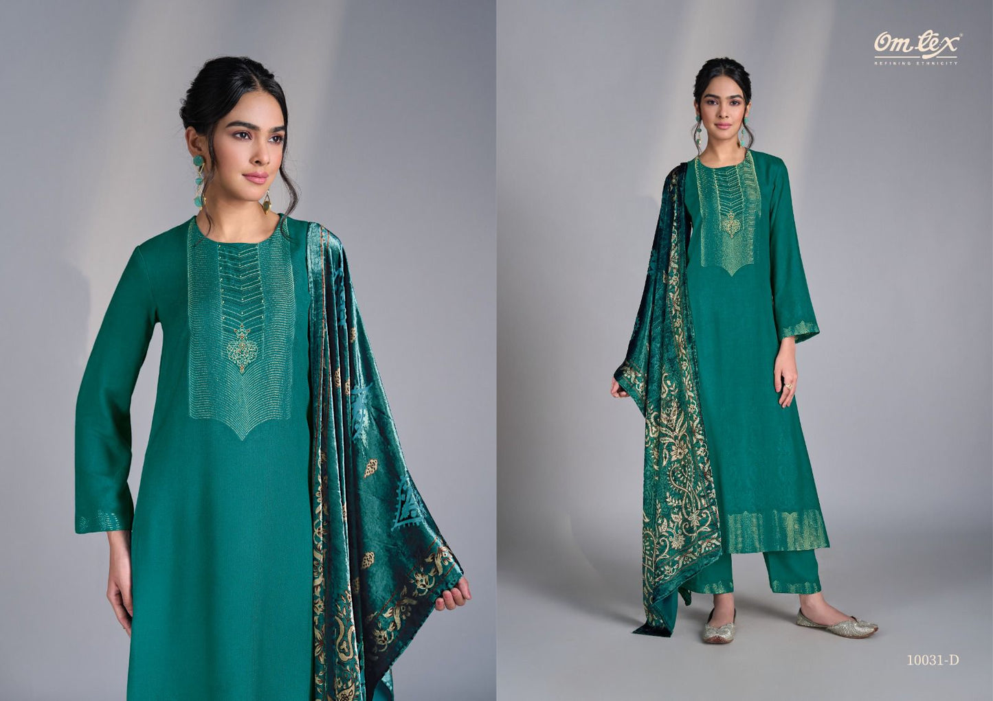 Jimena Omtex Pashmina Suits Manufacturer India