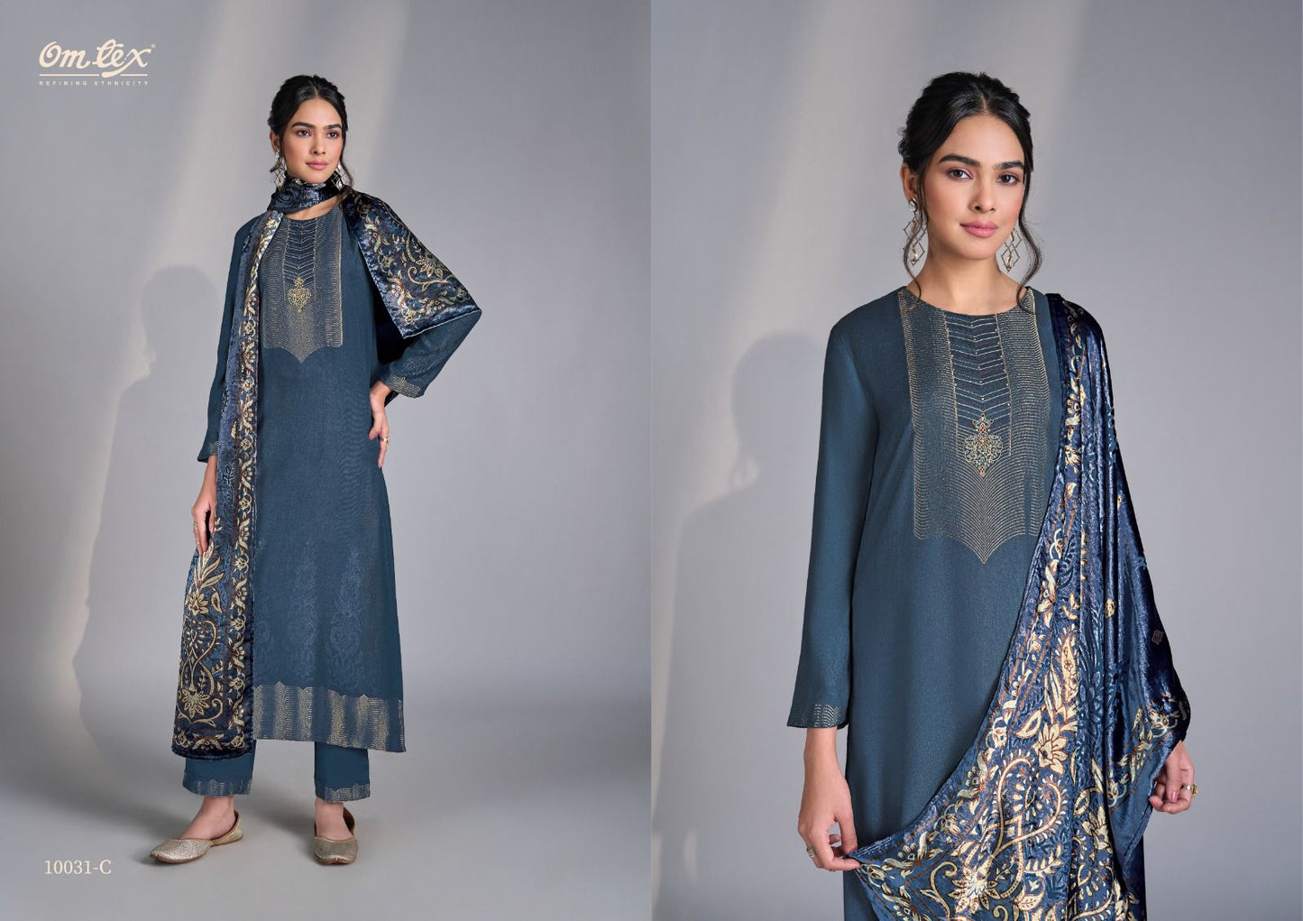 Jimena Omtex Pashmina Suits Manufacturer India