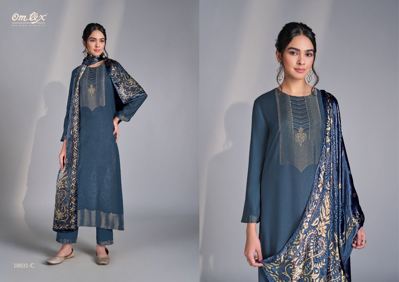 Jimena Omtex Pashmina Suits Manufacturer India