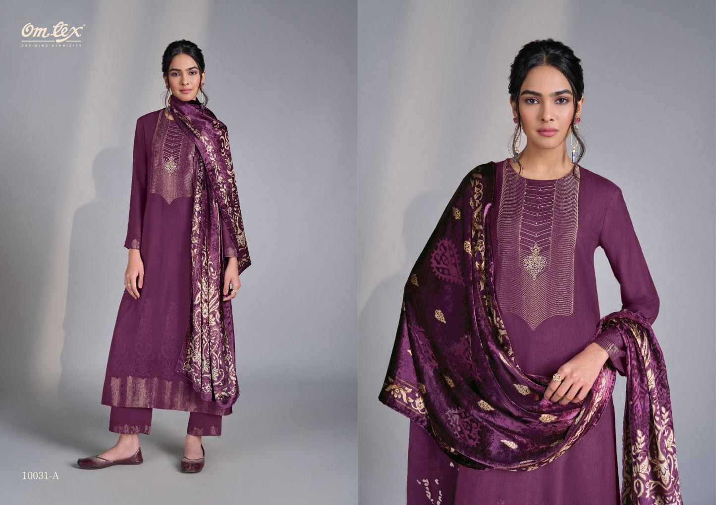 Jimena Omtex Pashmina Suits Manufacturer India