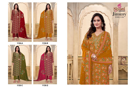 Jimmy Siyoni Viscose Pashmina Suits Exporter Ahmedabad