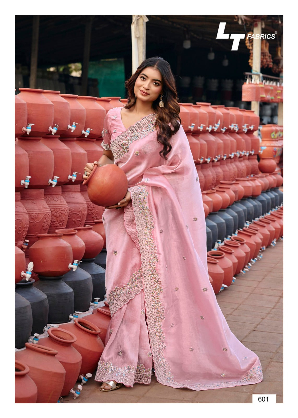 Jimmy Vol 6 Lt Fabrics Sarees Wholesaler Ahmedabad