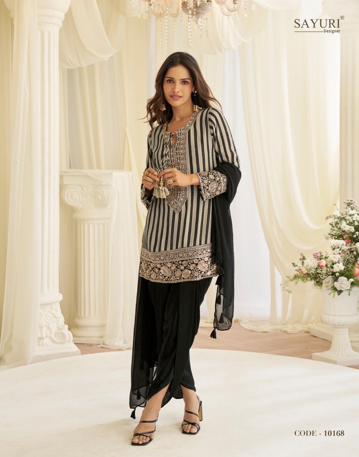 Jinayaa Sayuri Crape Silk Readymade Suits Exporter Ahmedabad