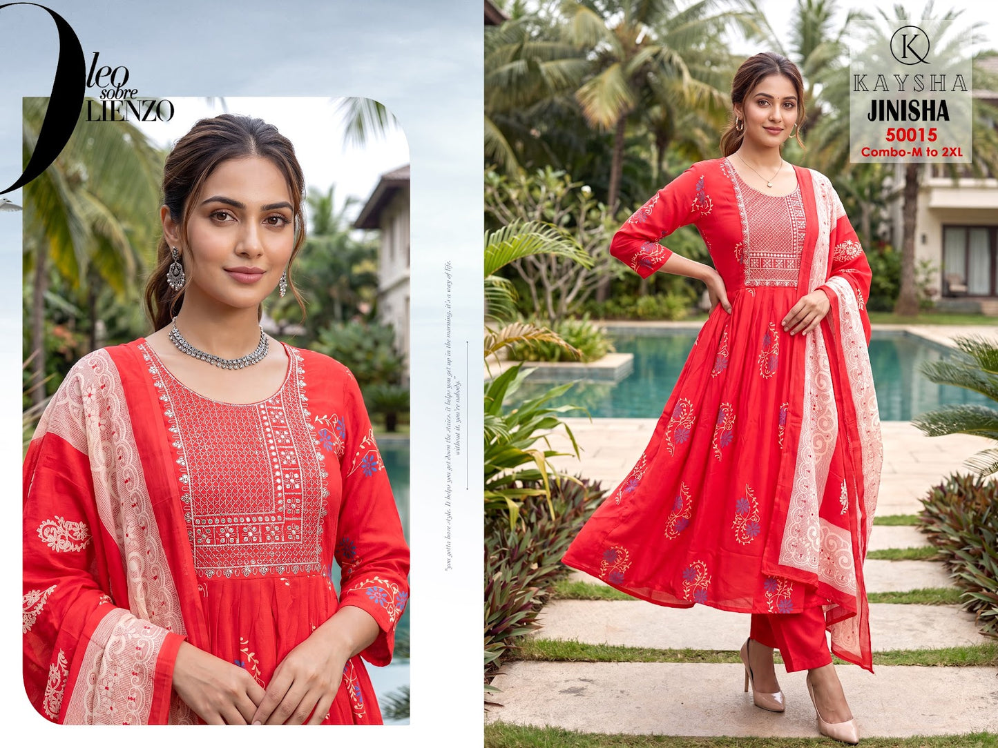 Jinisha Kysa Reyon Readymade Anarkali Suits Supplier Gujarat