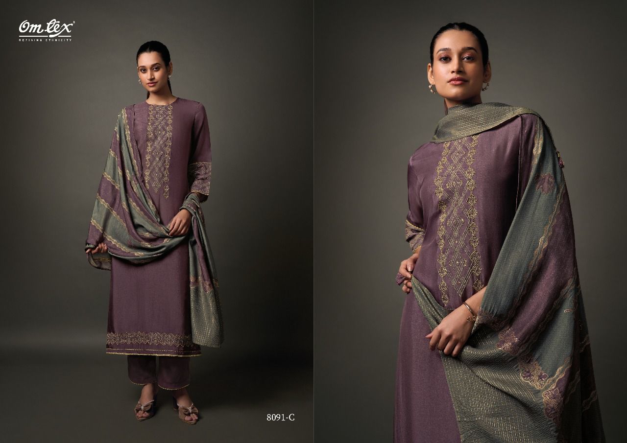 Jinisha Omtex Silk Pant Style Suits Manufacturer