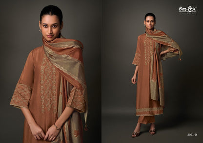 Jinisha Omtex Silk Pant Style Suits Manufacturer