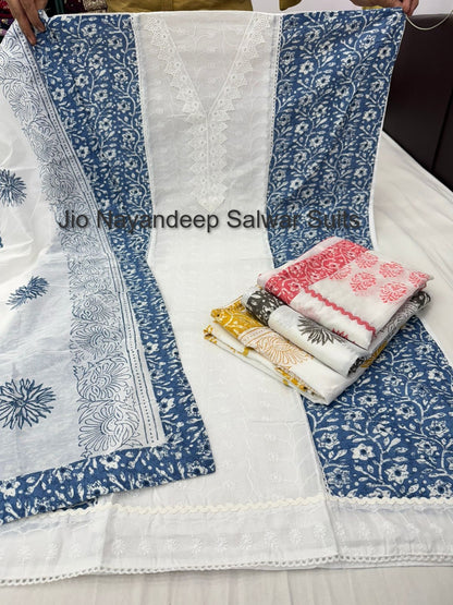 Jio Nayandeep Cotton Salwar Suits Exporter India