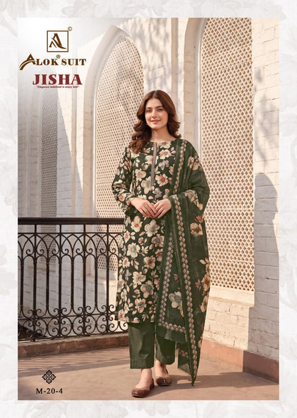 Jisha Alok Pure Zam Karachi Salwar Suits Wholesale