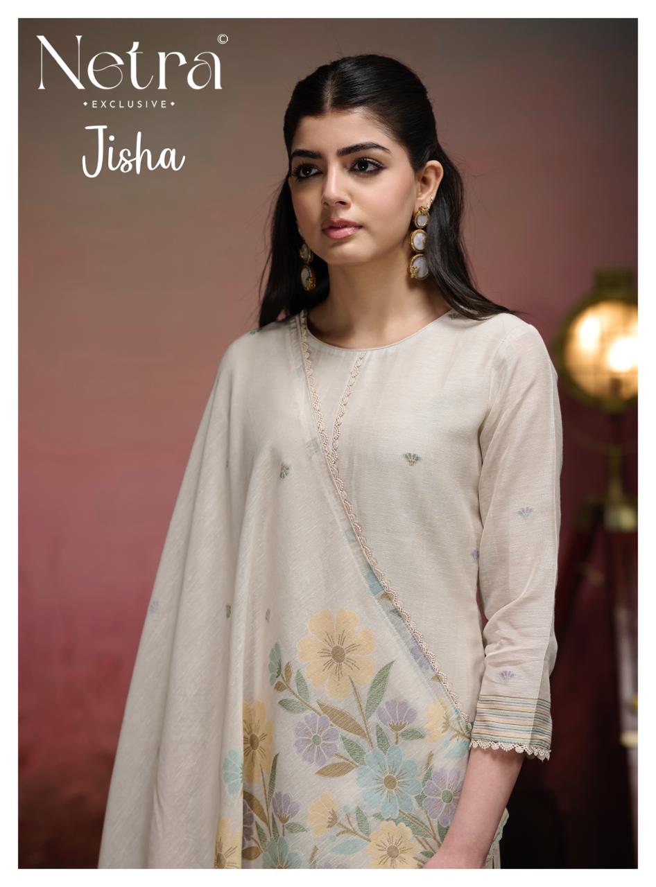 Jisha Netra Banarasi Plazzo Style Suits Wholesaler Gujarat