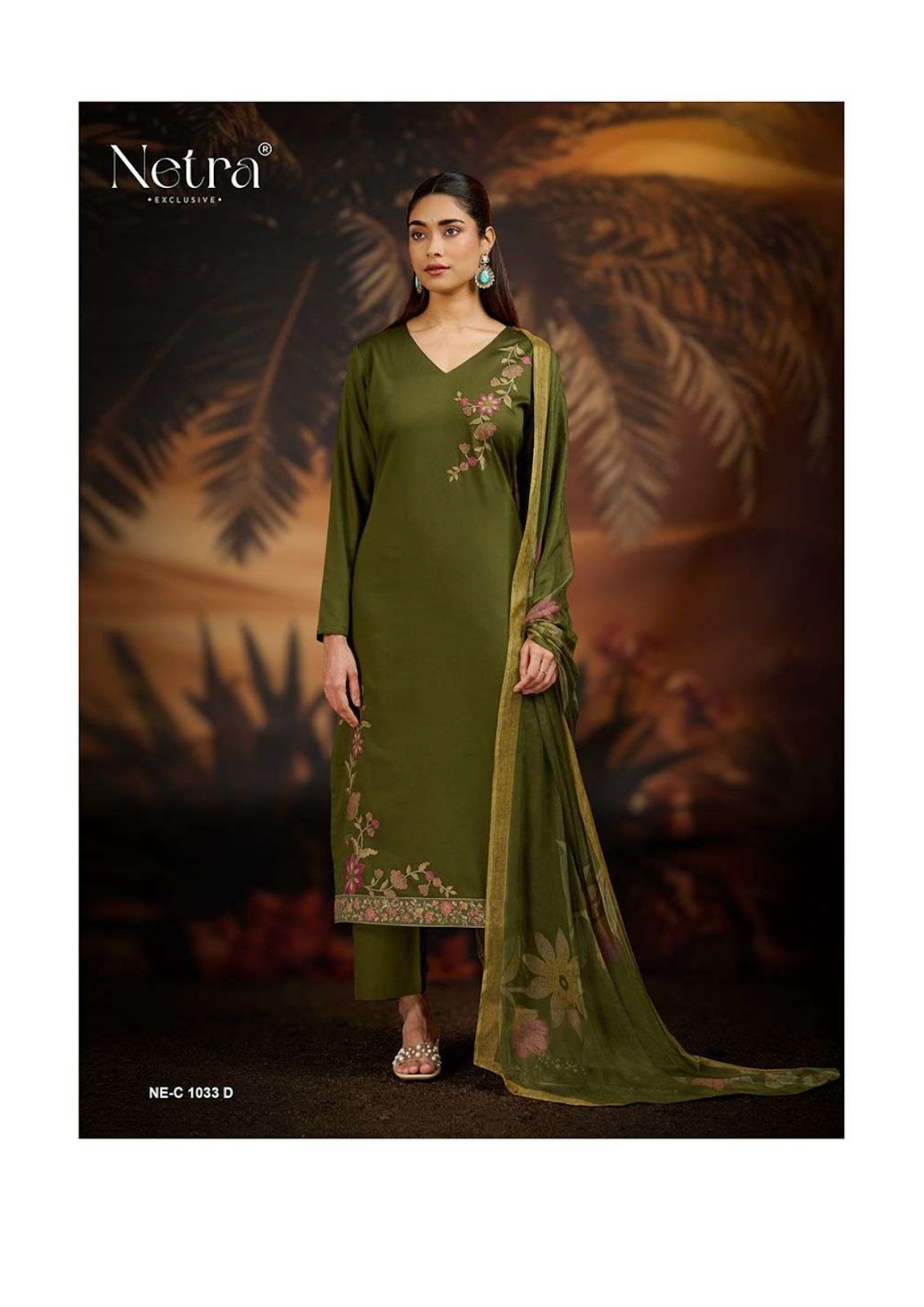 Jiva Netra Premium Cotton Pant Style Suits Wholesale Price