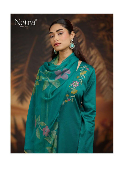 Jiva Netra Premium Cotton Pant Style Suits Wholesale Price