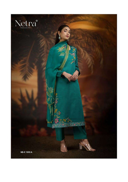 Jiva Netra Premium Cotton Pant Style Suits Wholesale Price