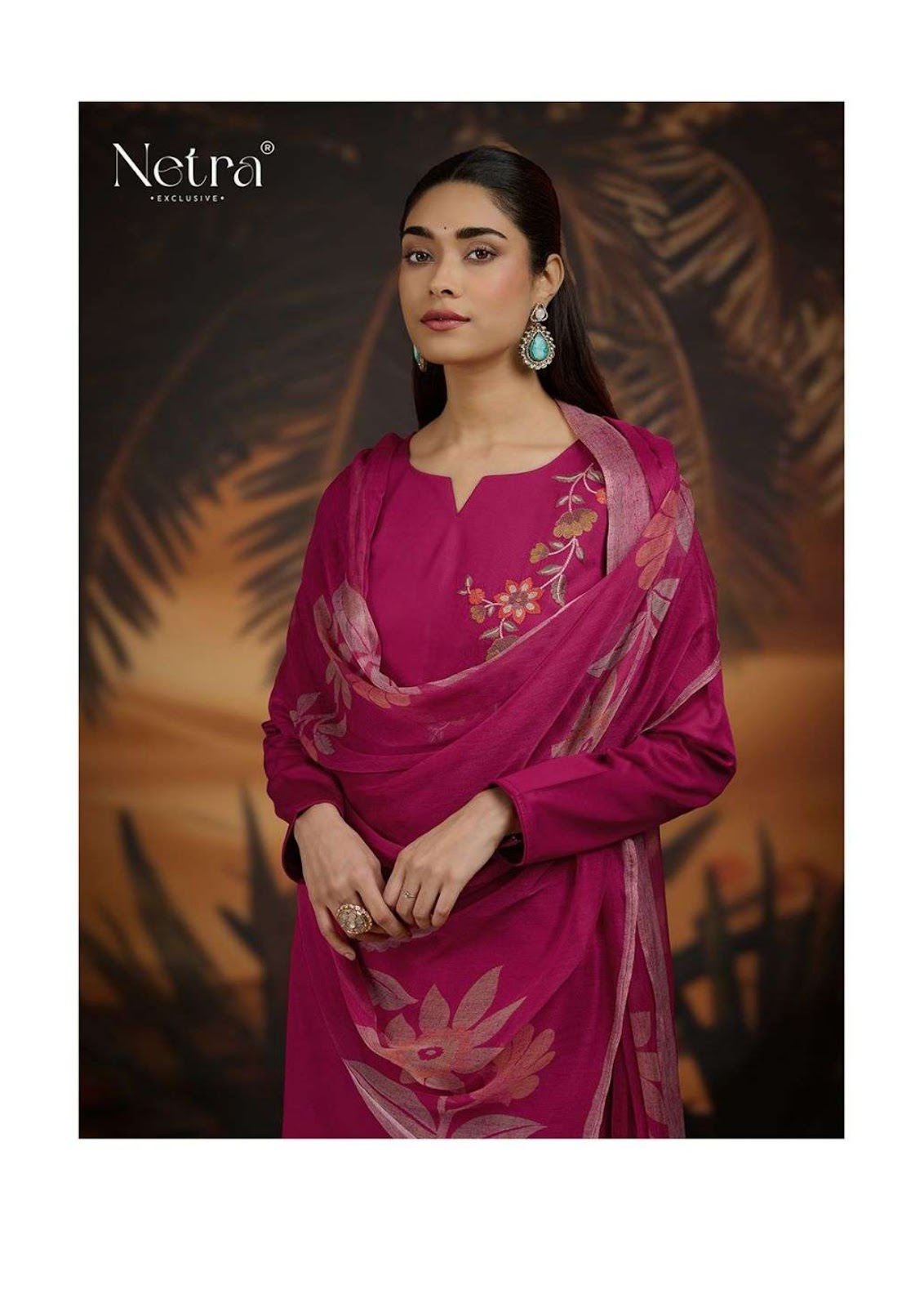 Jiva Netra Premium Cotton Pant Style Suits Wholesale Price