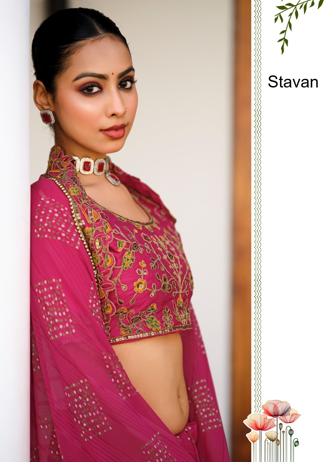 Jiva Stavan Georgette Sarees Wholesale