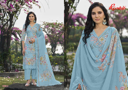 Jivana 3 Rivaa Italian Lawn Pant Style Suits Supplier Ahmedabad