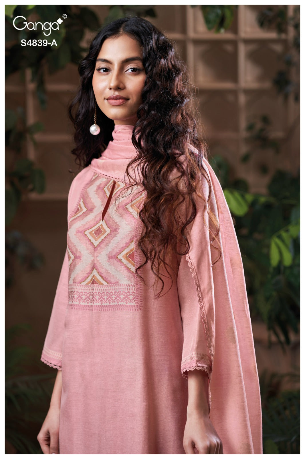 Jivara S4839 Ganga Woven Silk Plazzo Style Suits Manufacturer Ahmedabad