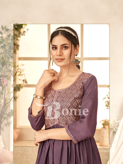 Jivika Bonie Vichitra Anarkali Kurtis Wholesale