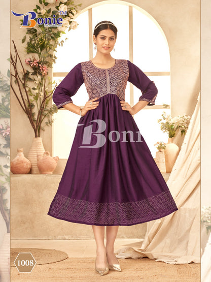 Jivika Bonie Vichitra Anarkali Kurtis Wholesale
