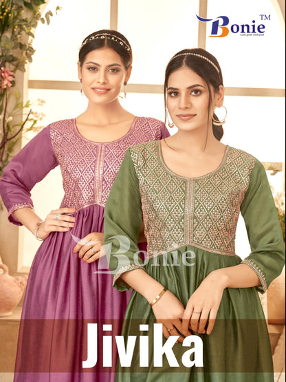 Jivika Bonie Vichitra Anarkali Kurtis Wholesale