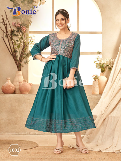 Jivika Bonie Vichitra Anarkali Kurtis Wholesale