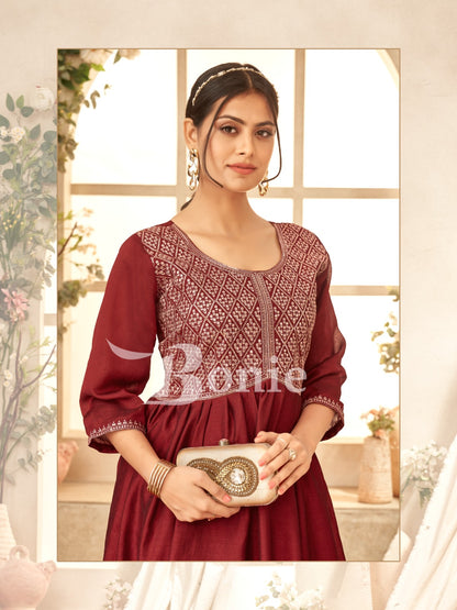 Jivika Bonie Vichitra Anarkali Kurtis Wholesale