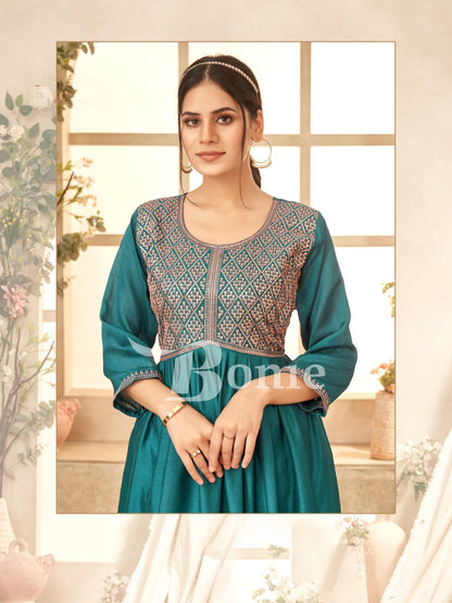 Jivika Bonie Vichitra Anarkali Kurtis Wholesale
