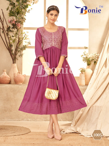 Jivika Bonie Vichitra Anarkali Kurtis Wholesale