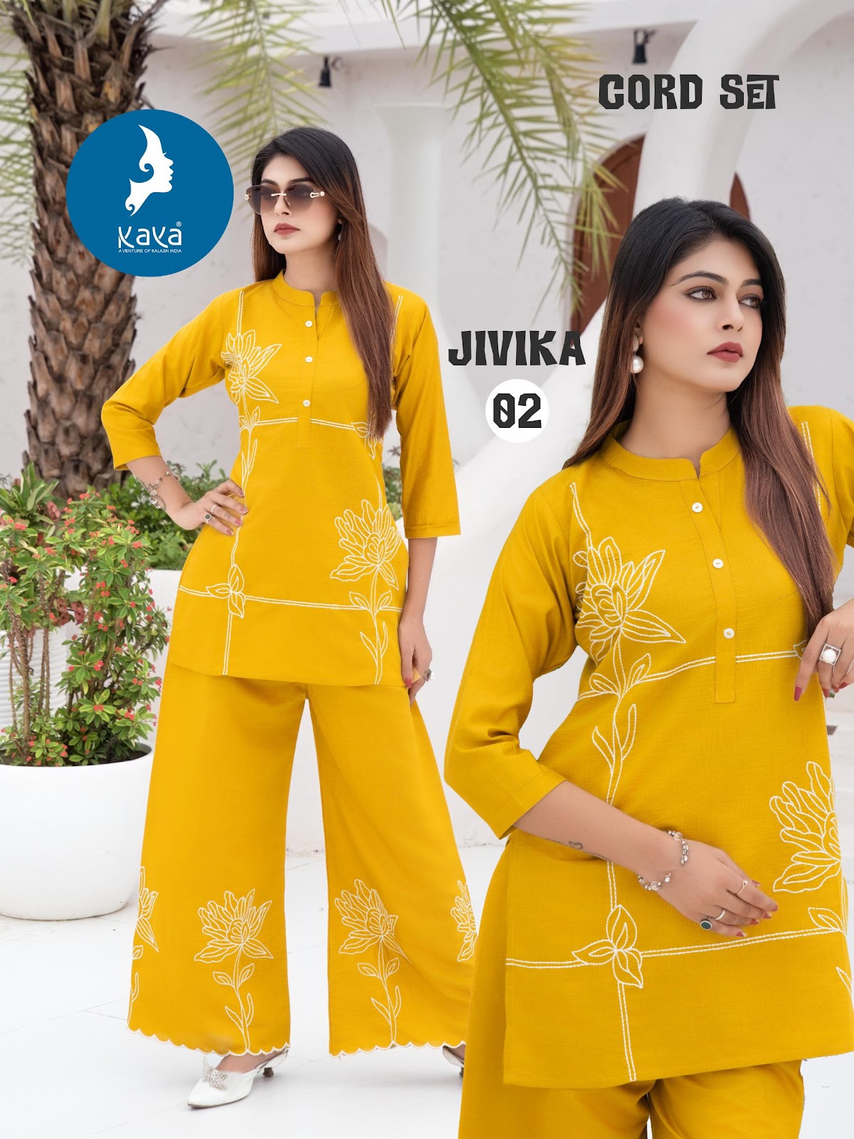 Jivika Kaya Vertican Co Ord Set Supplier Ahmedabad
