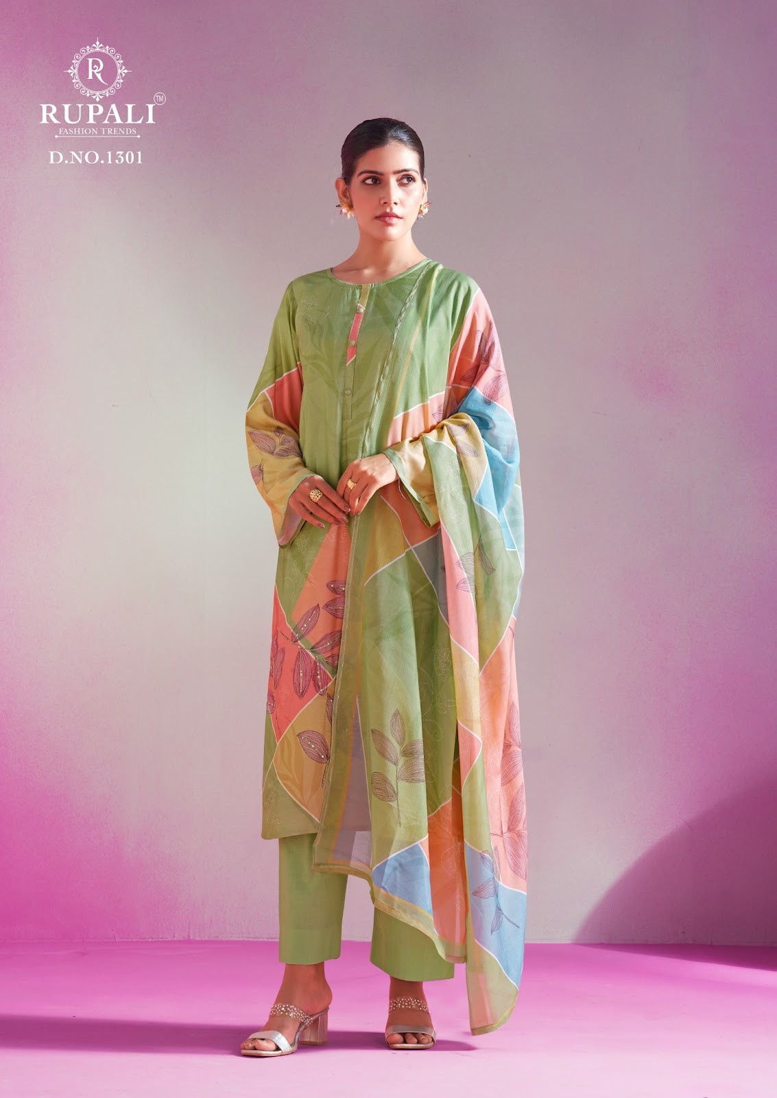 Jivika Rupali Muslin Pant Style Suits Manufacturer India