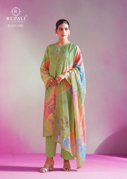Jivika Rupali Muslin Pant Style Suits Manufacturer India
