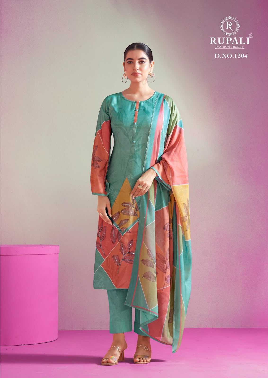 Jivika Rupali Muslin Pant Style Suits Manufacturer India