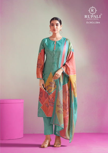 Jivika Rupali Muslin Pant Style Suits Manufacturer India