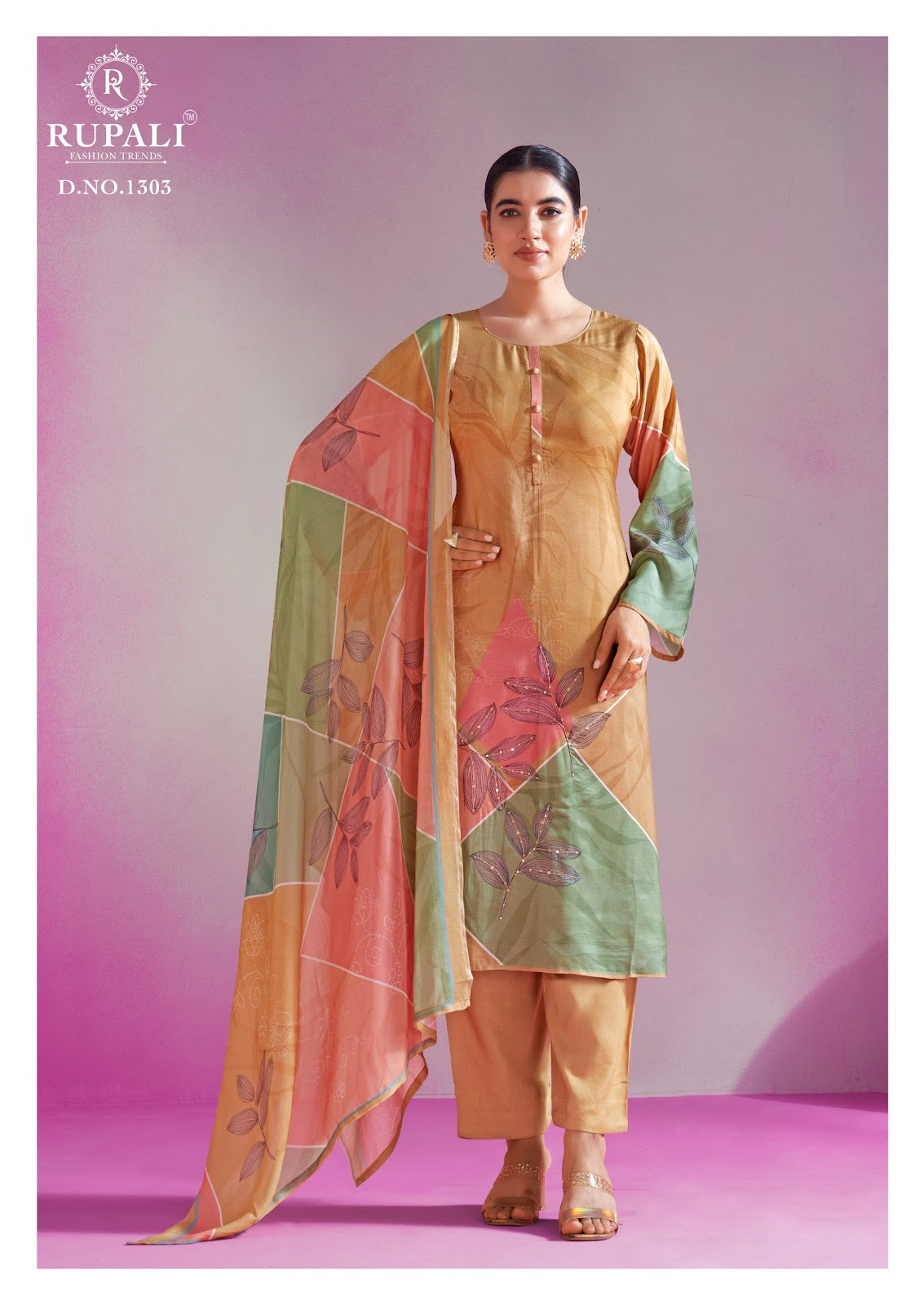Jivika Rupali Muslin Pant Style Suits Manufacturer India