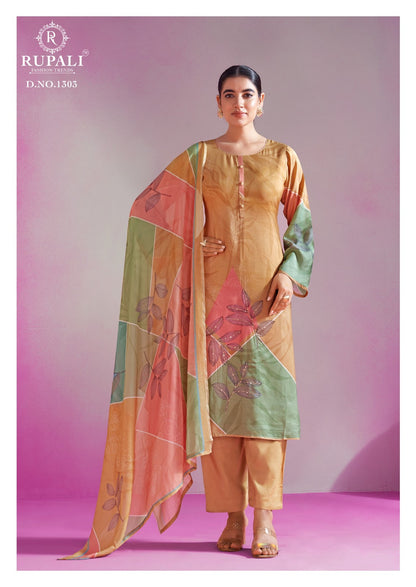 Jivika Rupali Muslin Pant Style Suits Manufacturer India