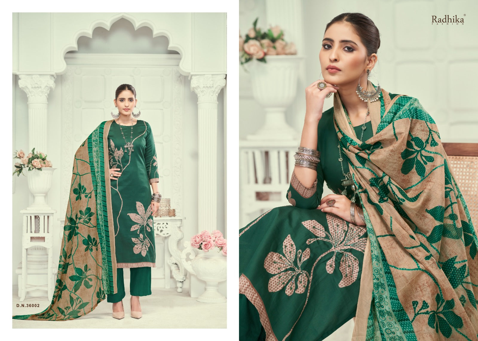 Jivika Vol 3 Radhika Fashion Azara Pure Zam Karachi Salwar Suits Exporter Ahmedabad