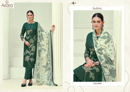 Jivika Vol 5 Radhika Fashion Azara Zam Cotton Karachi Salwar Suits Wholesale