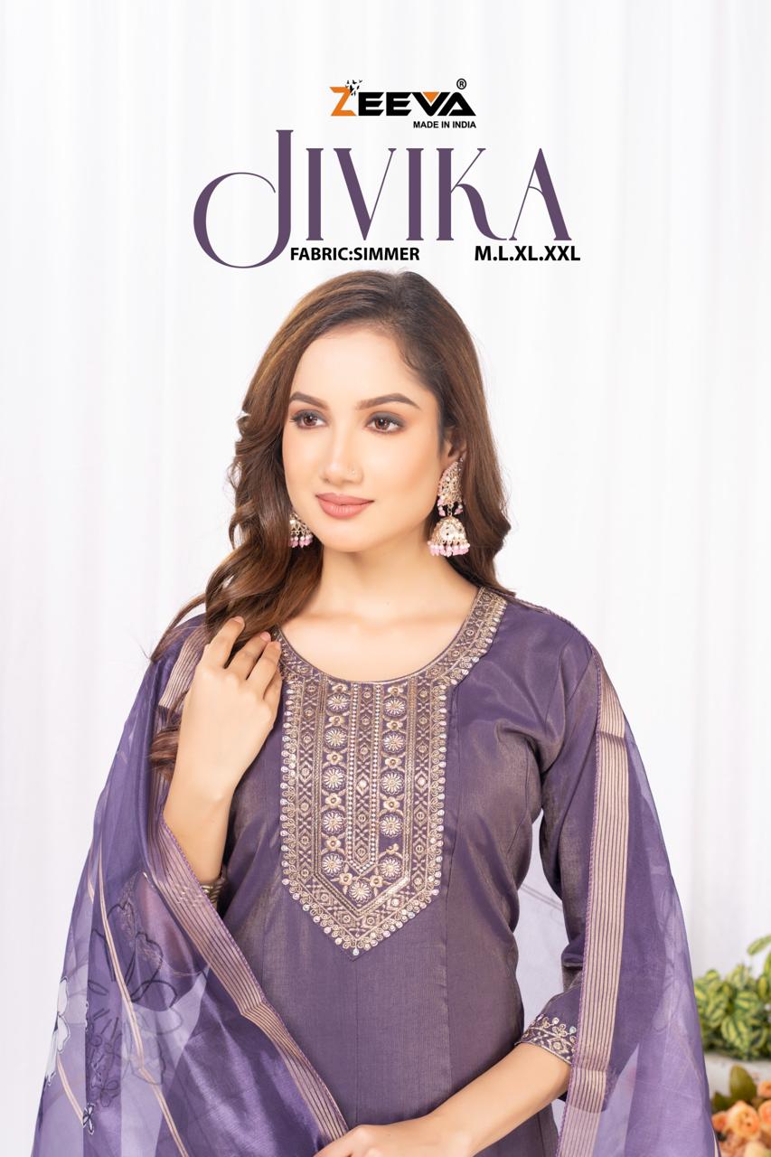 Jivika Zeeva Simmer Readymade Anarkali Suits Supplier