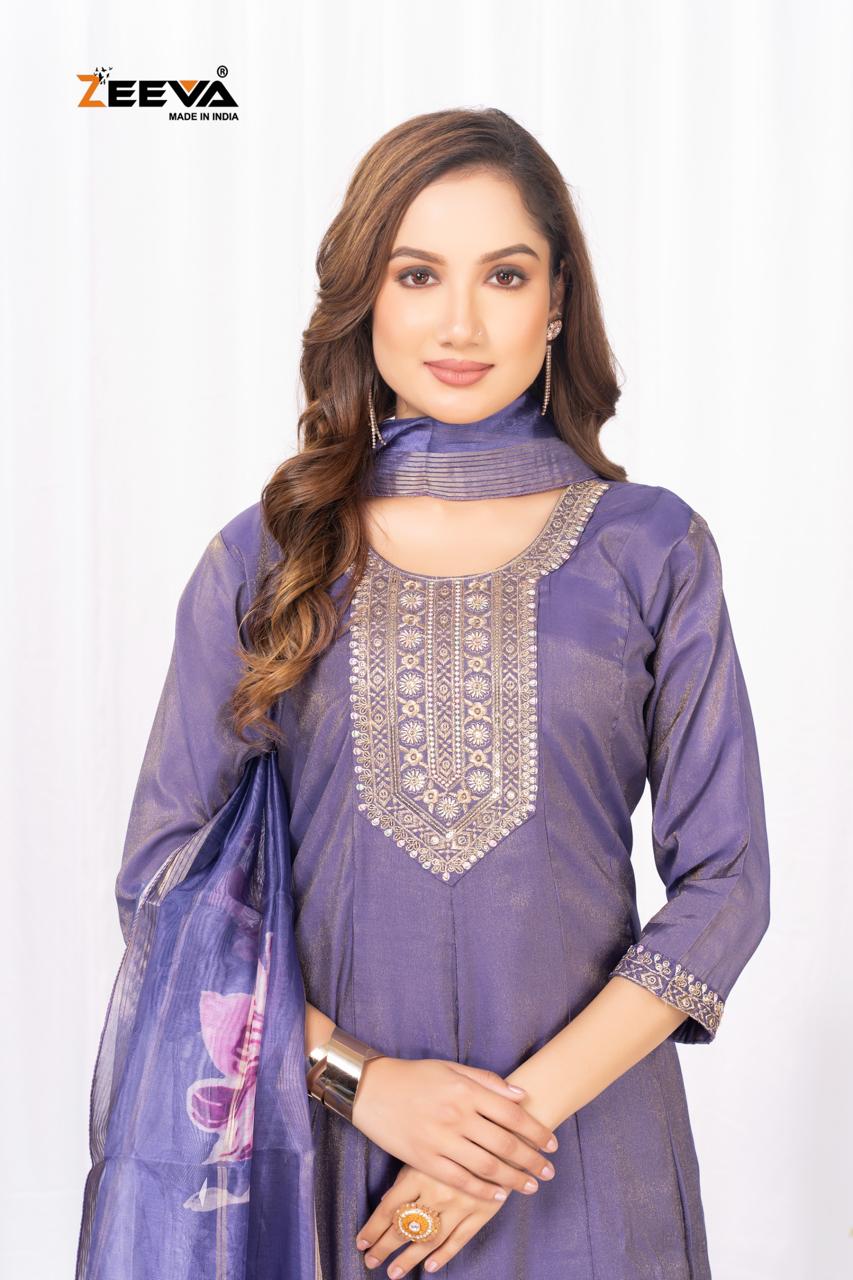 Jivika Zeeva Simmer Readymade Anarkali Suits Supplier