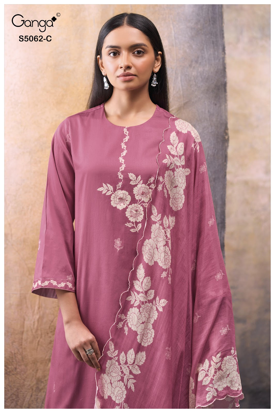 Jivisha S5062 Ganga Cotton Satin Plazzo Style Suits Wholesale Price