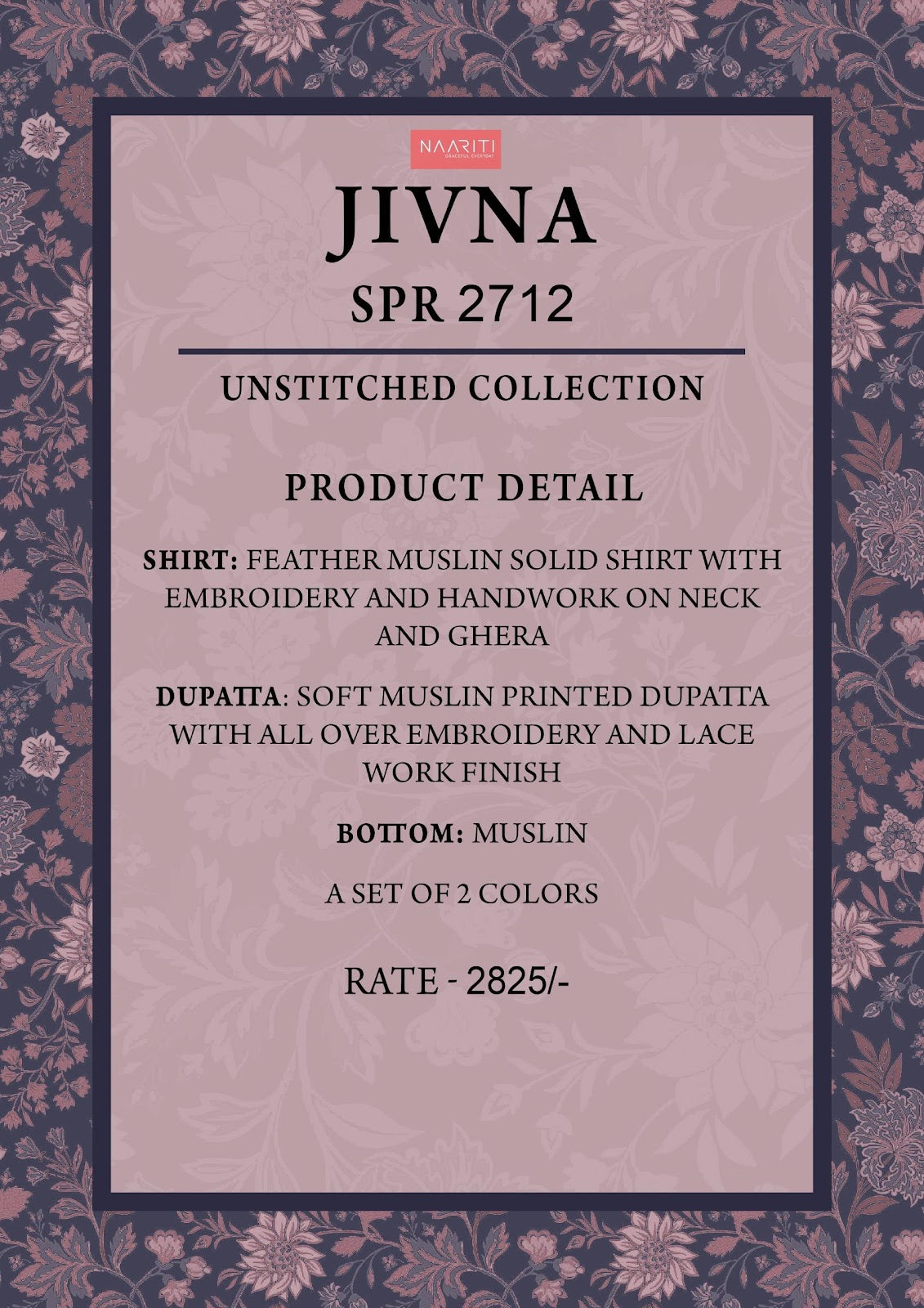 Jivna Naariti Feather Pant Style Suits Supplier