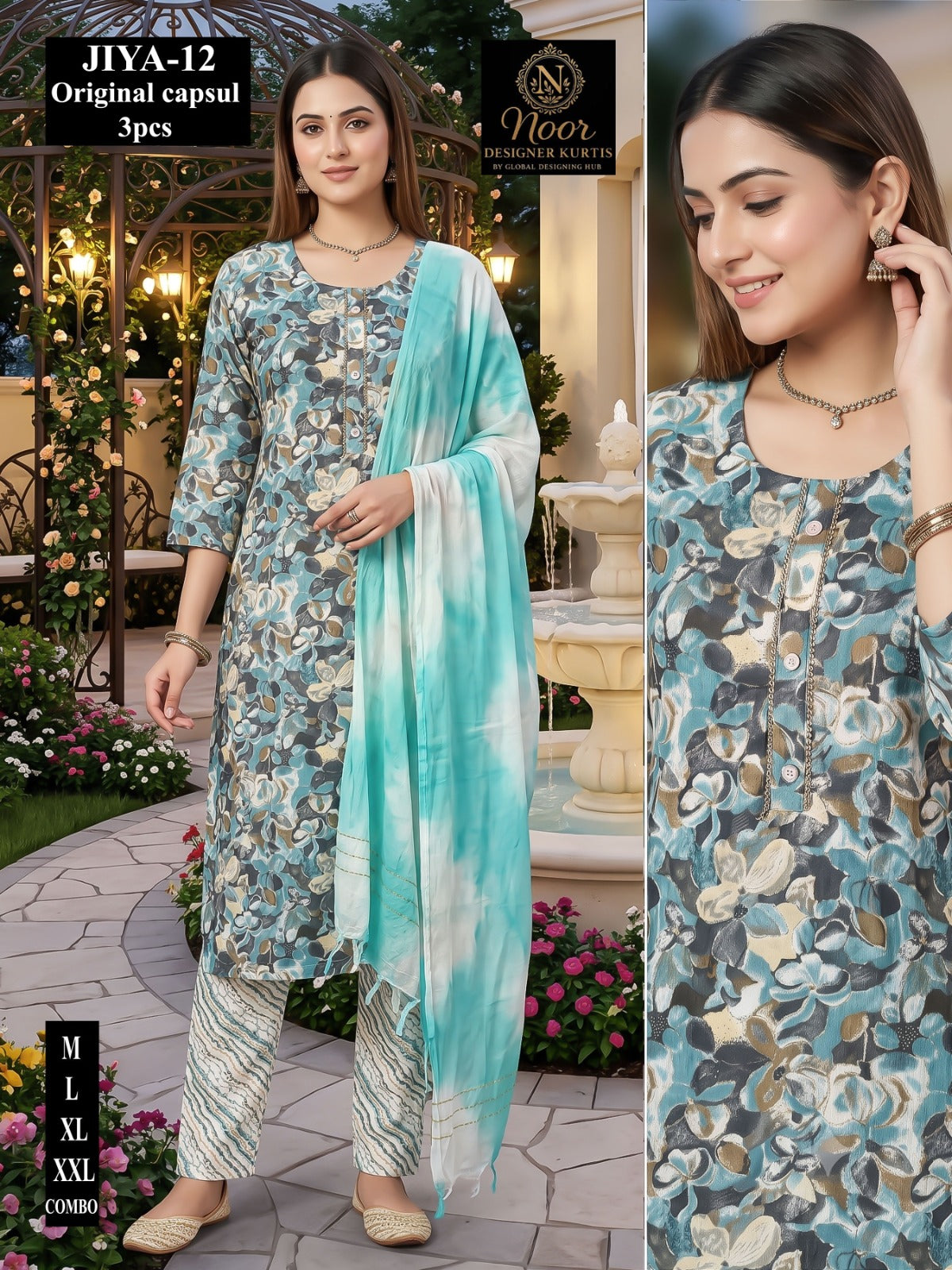 Jiya Globe Capsule Readymade Pant Style Suits Exporter Ahmedabad