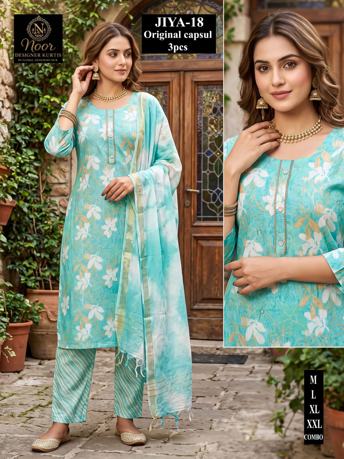 Jiya Globe Capsule Readymade Pant Style Suits Exporter Ahmedabad