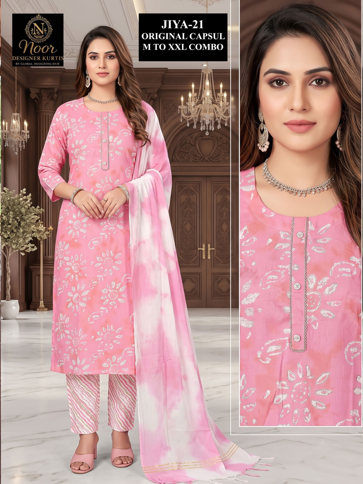Jiya Globe Capsule Readymade Pant Style Suits Exporter Ahmedabad