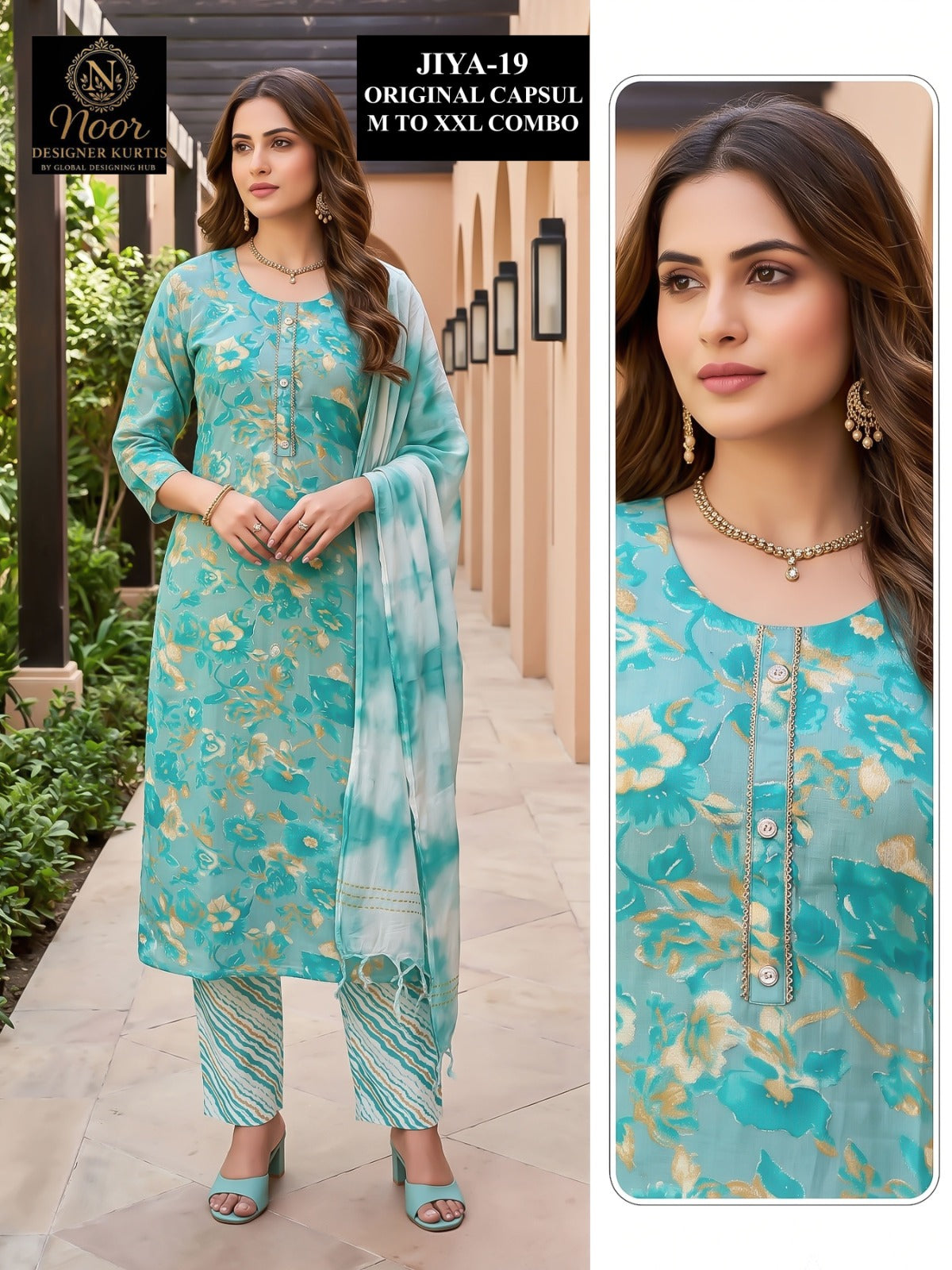 Jiya Globe Capsule Readymade Pant Style Suits Exporter Ahmedabad