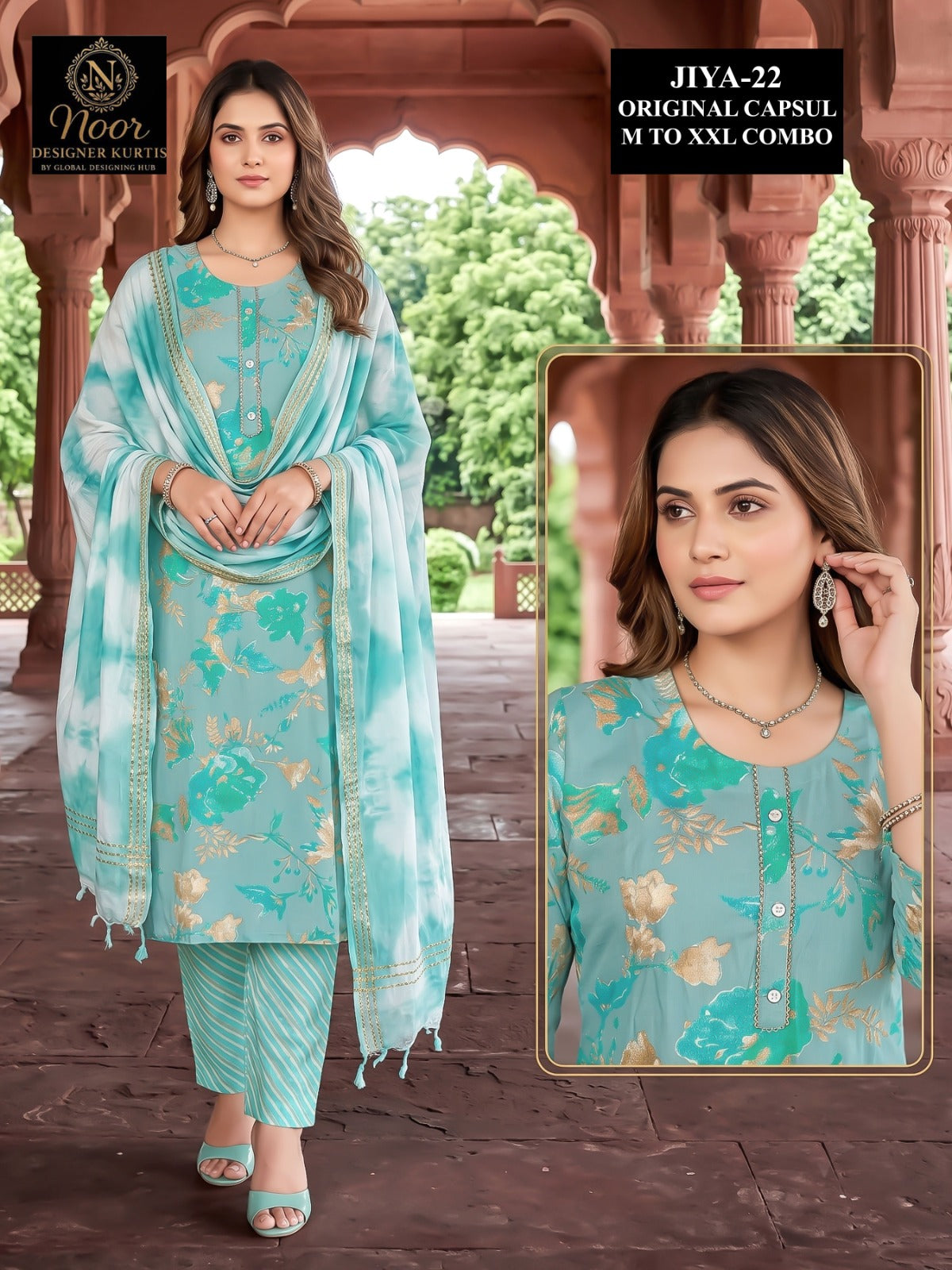 Jiya Globe Capsule Readymade Pant Style Suits Exporter Ahmedabad