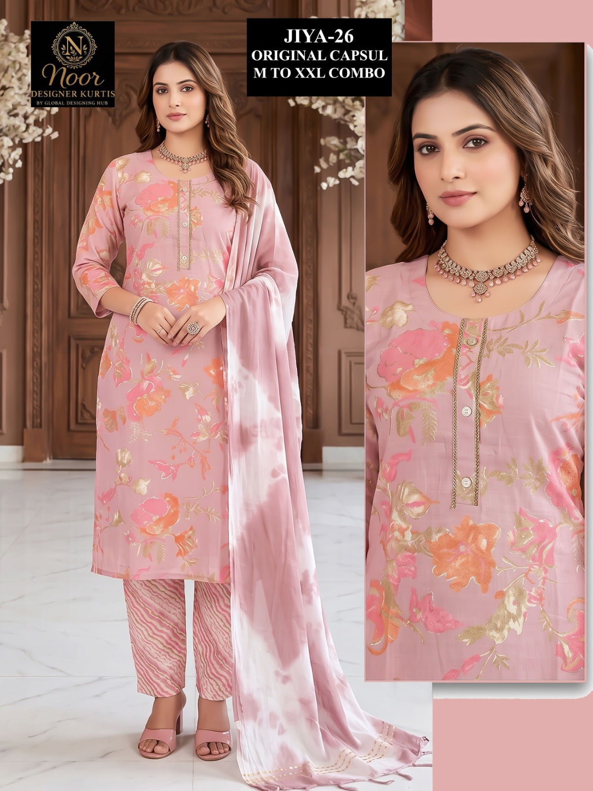 Jiya Globe Capsule Readymade Pant Style Suits Exporter Ahmedabad