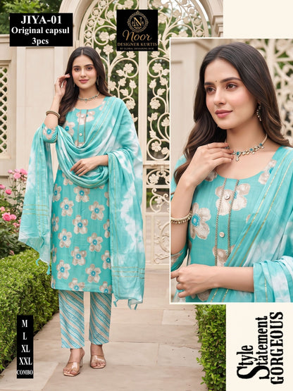 Jiya Globe Capsule Readymade Pant Style Suits Exporter Ahmedabad