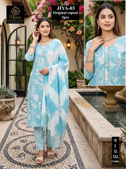 Jiya Globe Capsule Readymade Pant Style Suits Exporter Ahmedabad